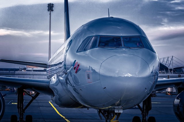 Corporate traveler at the airport for business flights and work trips